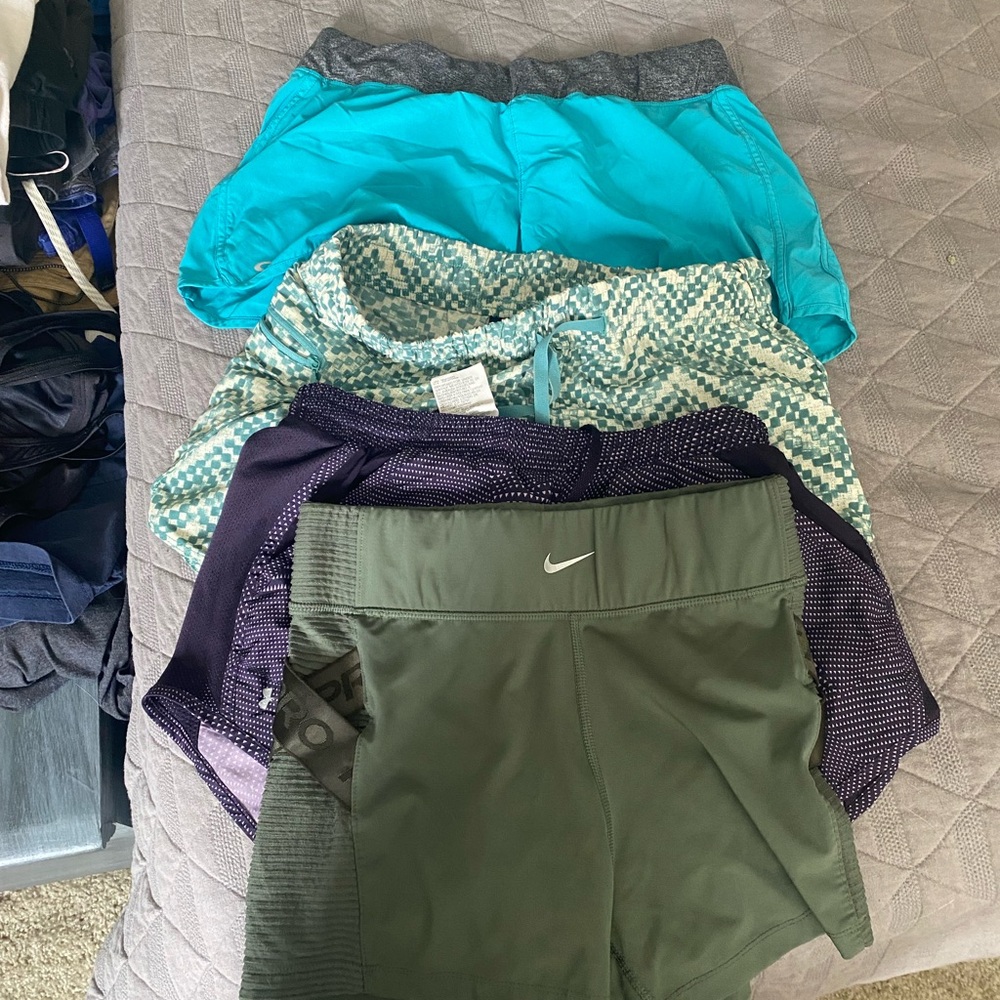 Lot of Running/Workout shorts